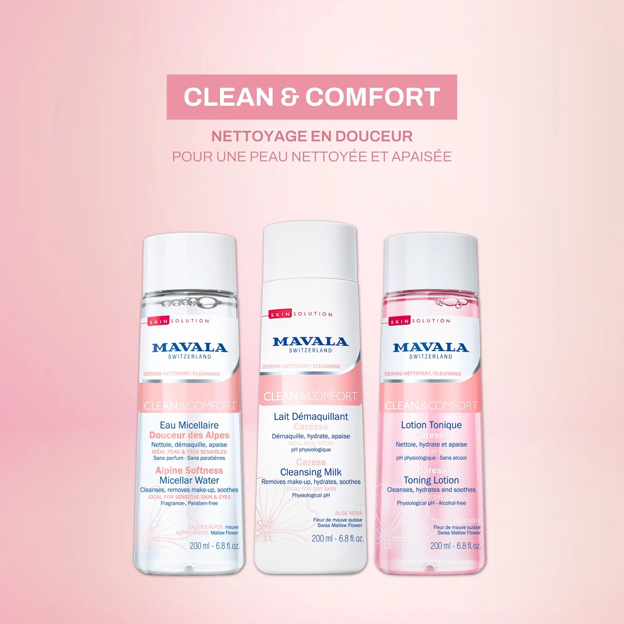 Eau Micellaire Douceur des Alpes Clean & Comfort - 100ml - Image 6